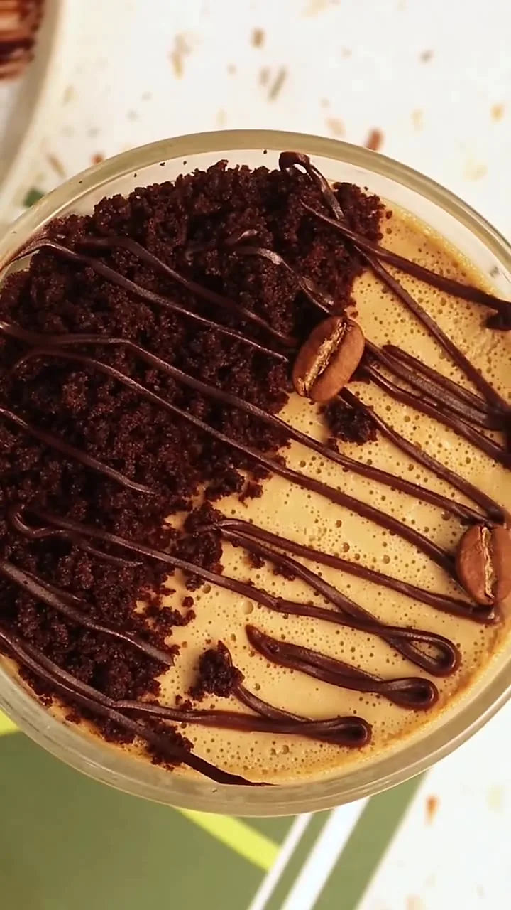 Chocolate dessert drizzled with ganache